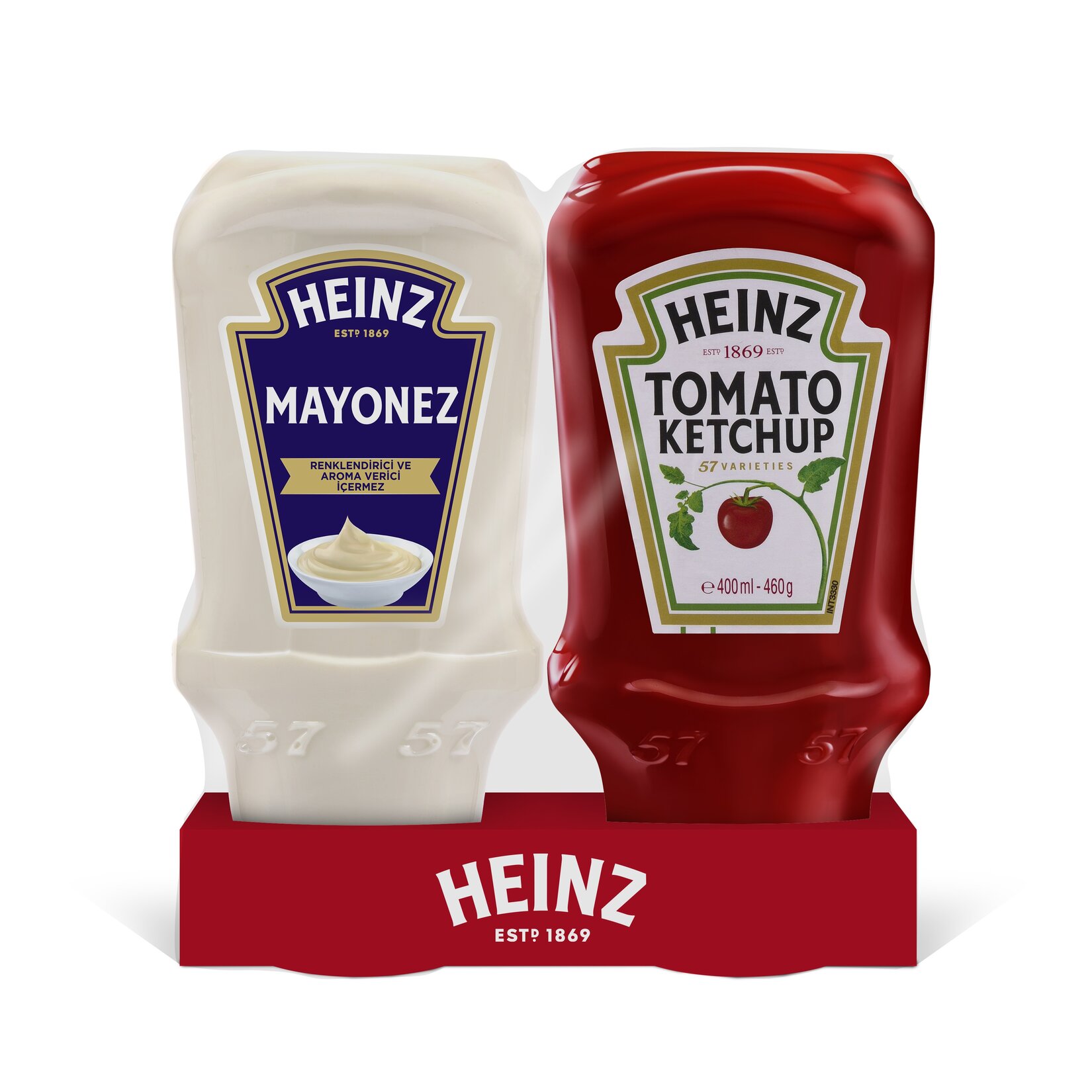 Heinz Ketchup 460 G + Mayonnaise 400 G Double Set