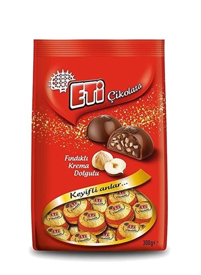 Eti Chocolate Hazelnut Cream Filled Milk Chocolate 300G