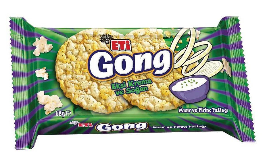 Eti Gong Cream and Onion Popcorn 68G