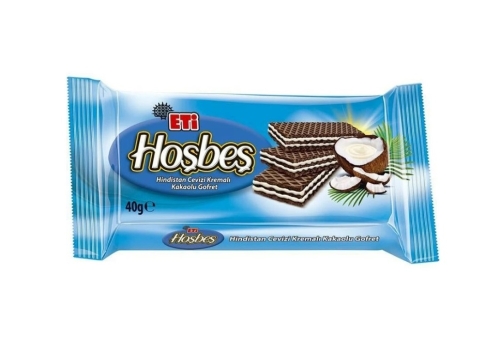 Eti Hoşbeş Hindistan Cevizli Gofret 40G